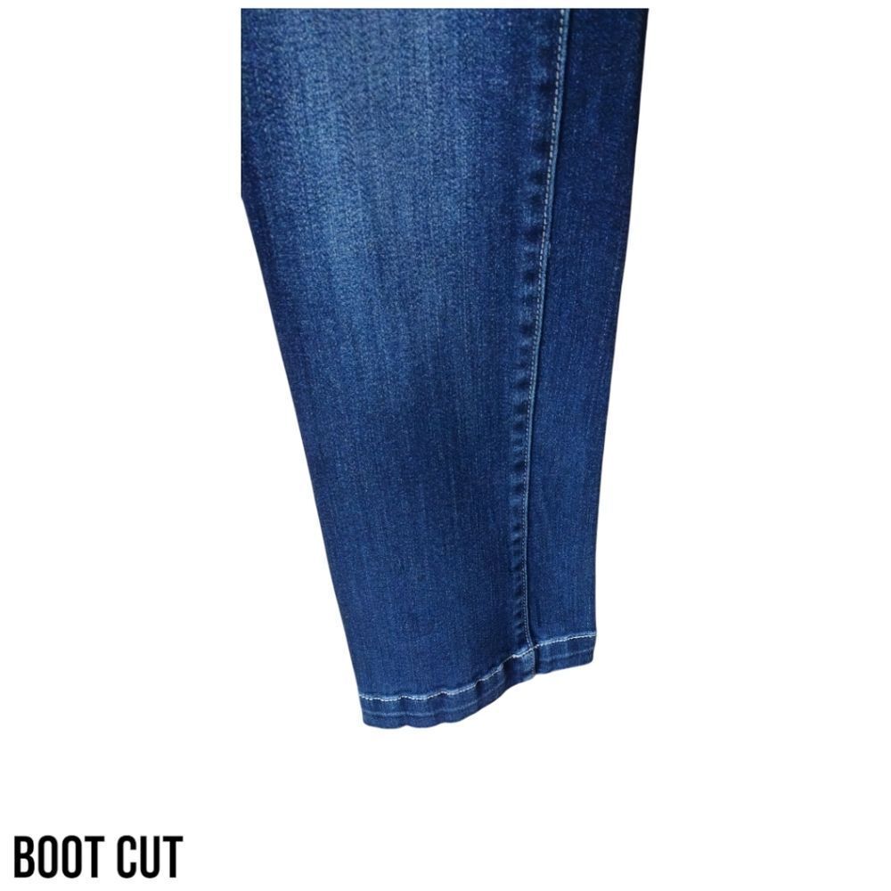 INCβWomen's Denim distressed Low rise Skinny Boot Cut Jeans Size 6P - Picture 4 of 16
